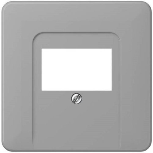 Лицевая панель Jung CD500 для 2-м. розетки USB/аудио серый фото Лицевая панель Jung CD500 для 2-м. розетки USB/аудио серый картинка